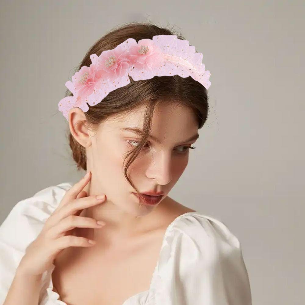 Fashion Butterfly Flower Headbands Handmade Hair Jewelry Hairband Girls Women Lady