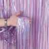 Streamers - Party Streamers  Foil Fringe Curtains For Birthday/Bachelorette/Bridal Shower/Wedding/Engagement Decorations