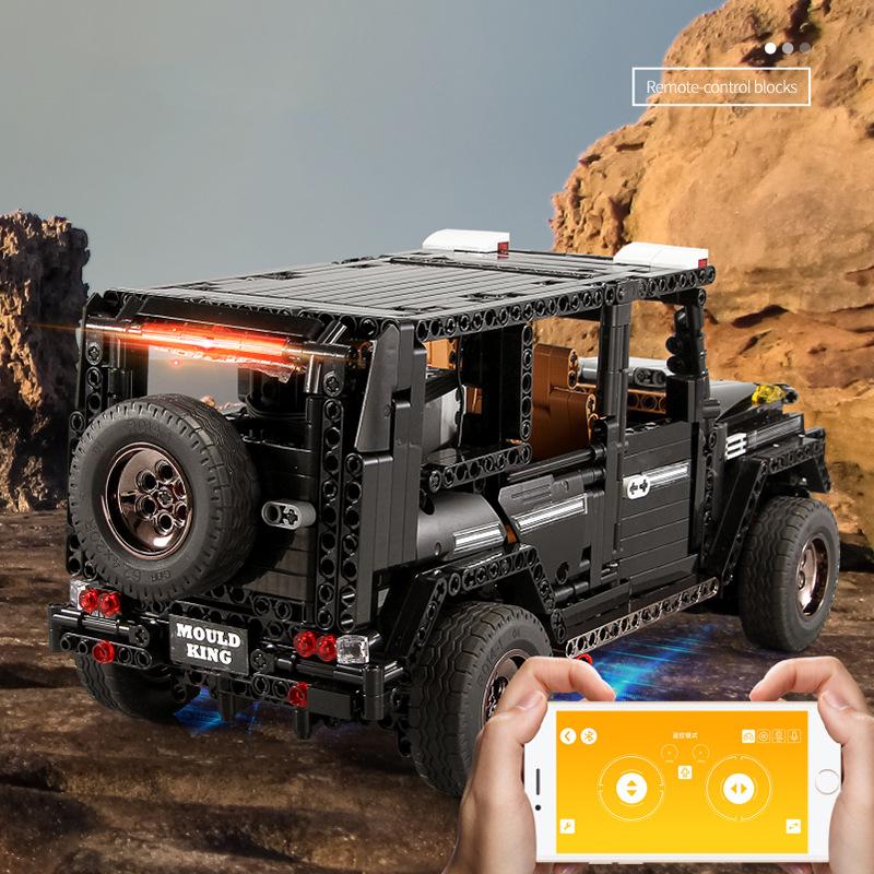 MOULD KING MOC High-Tech The SUV G500 Wagon Off-road Vehicle Truck Model Building Blocks Brick Kids Educational Toys Gifts