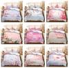 Flower 3D Bedding Set Spring Pattern Down Duvet Cover Pillow Case 2/3 Pieces Beautiful Quilt Cover Quick Drying Soft Bedding Cover for Girls' Room