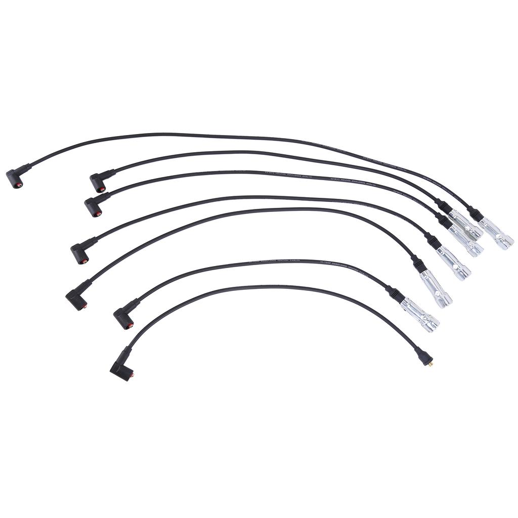 7Pcs Ignition Cable Set Compatible for C123 280 CE S Class W116 Replaces BR257 ZEF470