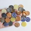 20mm Purple Amethyst Agate Jasper Hairpin Sticker for DIY Jewelry Making