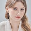 ELLE Jewelry 14K GF Simple Waterdrop Stone Two-Pin Earrings ELGPEE527