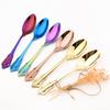 18/10 Stainless Steel Dessert Spoon Dinnerware Set Vintage Tea Spoon Cutlery Coffee Spoon Tableware Kitchen Flatware Silverware