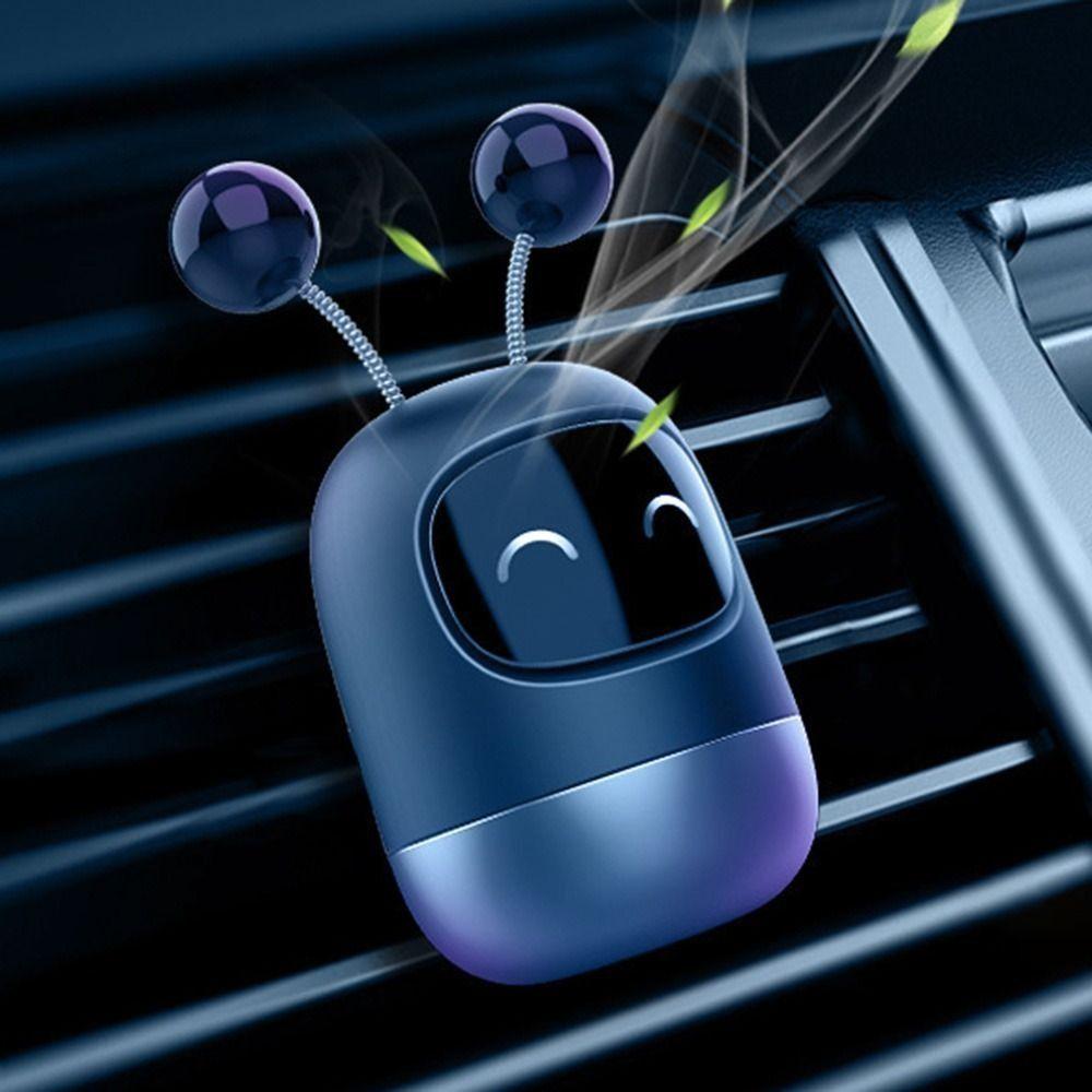 Mini Robotic Air Vent Clip Creative Fragrance Air Vent Aromatherapy Outlet Air Fresheners Perfume Diffuser Car Interior Ornament