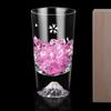 Стакан Fuji Glass Sakura Kiriko 240 куб. см. Удобный для ношения, роскошный, ручной работы, Paulownia Box Rocks Glass, пивной стакан Highball, стильный, для торжеств, свадеб