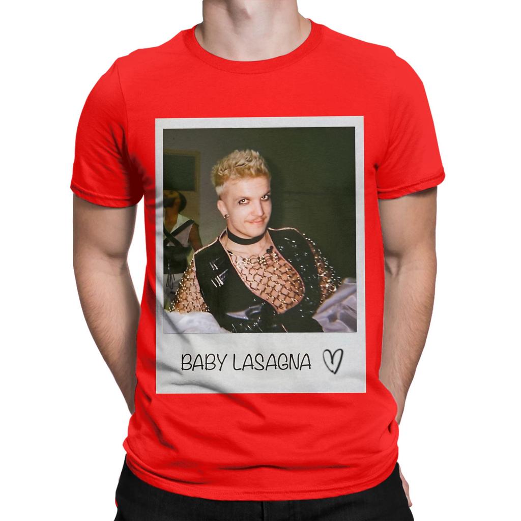 BBaby Lasagna белая картина Графика 100% Хлопок Футболка bBaby Lasagna Футболки Топы Для Унисекса
