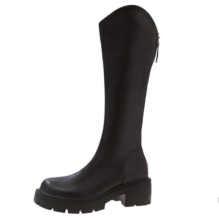 Autumn Knight Boots Brown Boots Fashionable and Comfortable Female Thick Bottom Long Boots Thin Boots Long Boots Female