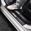 Для Jeep Jeep Автомобильная Пороговая Накладка Анти-Ступенька Углеродное Волокно Защитная Наклейка Для Jeep Renegade Compass Grand Cherokee Wran