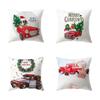 Christmas Themed Pillowcases Car Accessories Office Santa Claus Living Room Sofa Home Pillowcases