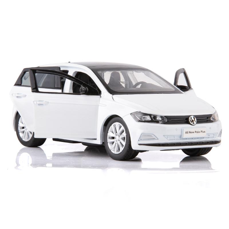 1/32 Polo Alloy Die Cast Toy Car Model Sound and Light Children's Toy Collectibles Birthday Gift