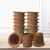 3pcs Biodegradable Nursery Pots Natural Plant Containers Pots Plant Seedling Cups  Garden Supplies