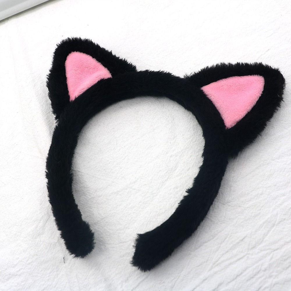 Costume Ears Hairband Plush Hair Hoops Cute Cat Ears Headband Easter