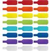 1-100pcs Reusable Waterproof Cable Labels Color-Coded Organizer Straps Data Charger Cords Management Home Office Travel