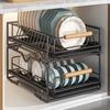 Hanyou Double-Layer Pull-Out Dish Drying & Storage Rack