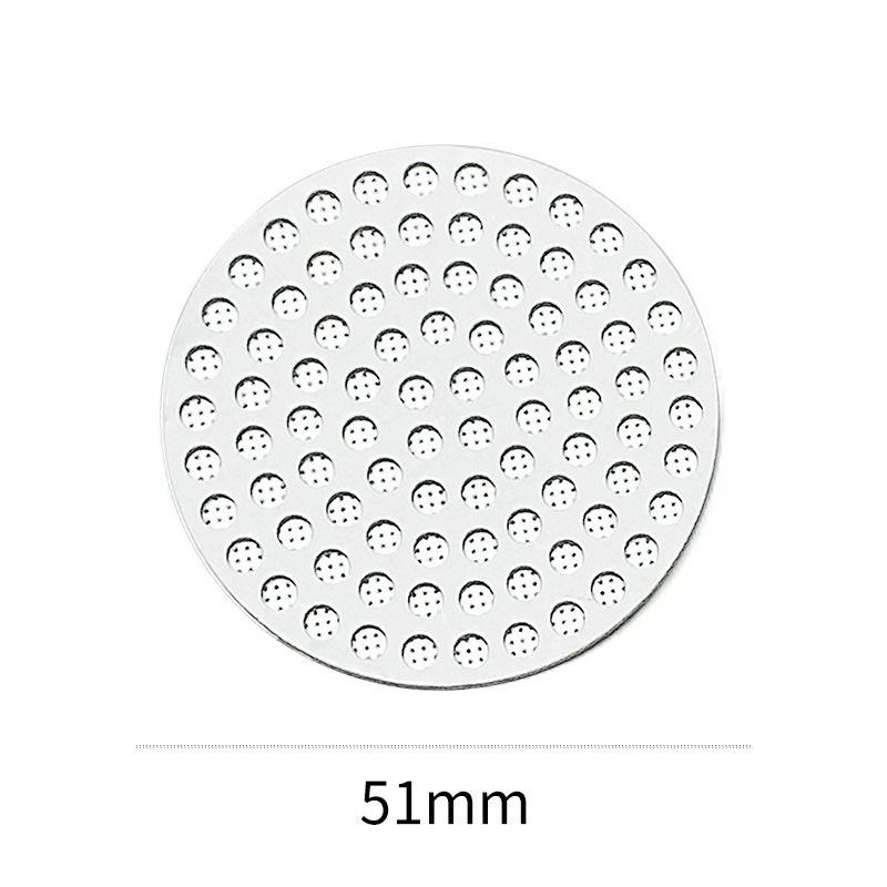 Фильтр для кофе 51/53/58 мм, многоразовый, нержавеющая сталь 304, двухслойный, мелкая сетка, профессиональный аксессуар для эспрессо