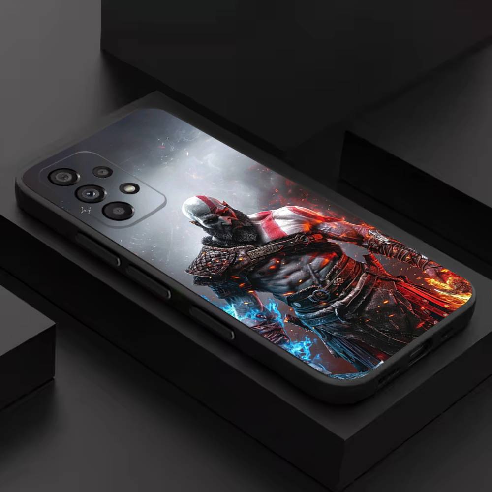 Крутой чехол для телефона с изображением G-God of W-War Для Samsung S 26,25,24,23,22,30,21,10,9,Ultra,Plus,Lite,FE,4,5G Черный Мягкий чехол