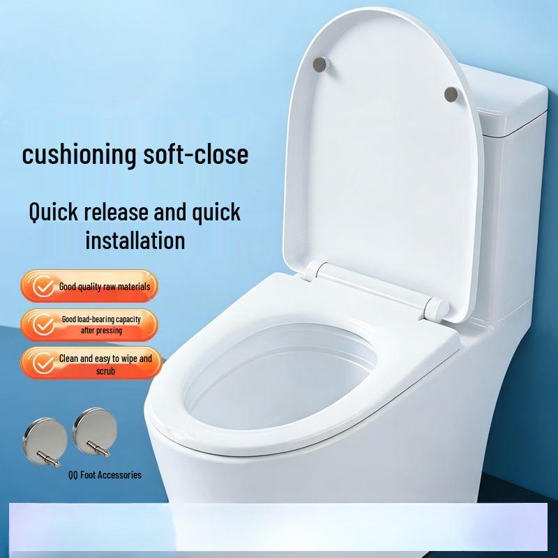 LISM Universal Thickened Slow-Close Toilet Seat Cover