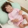 48cm Full Body Silicone Vinyl Doll Painted Baby Doll With Rooted Hair For Kid's Christmas Gift Muñecas Reborn Doll Toy