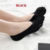 Breathable Women Invisible Ankle Socks Five Finger Sock Anti skid Liner Low Cut