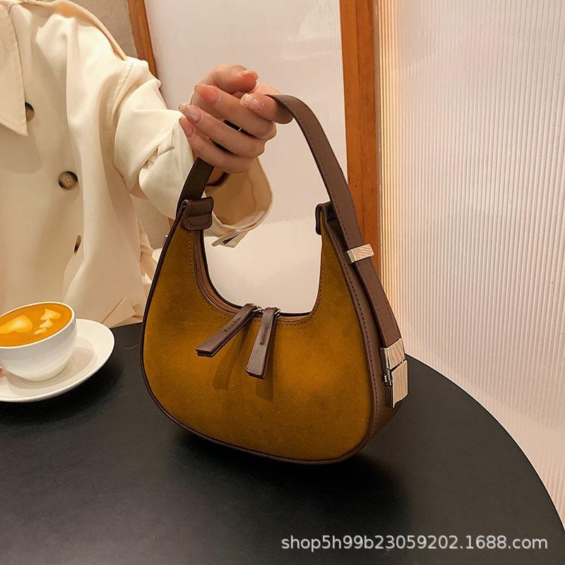 Ретро сумка женская новая модная универсальная высококлассная сумка-пельмень повседневная матовая кожа сумка подмышку