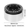 2pcs 1.9 Inch Beadlock Wheels Aluminum Alloy CNC Machining   RC Wheel Rims for Crawler