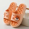 Летние тапочки сандалии женские нескользящие милые мультяшные толстые подошвы для ванной дома на открытом воздухе мягкие