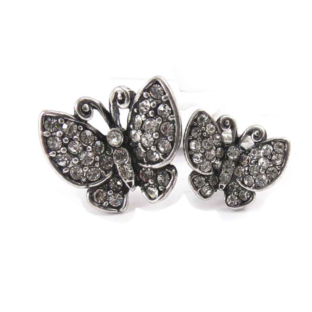 Белое кольцо 'Бабочки'