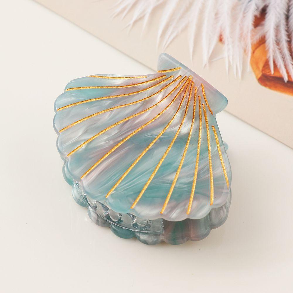 Заколки для волос Заколки для хвостиков Женские аксессуары для волос Акриловые заколки для волос в форме ракушки Заколки для волос в форме ракушки