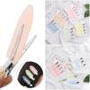 Clear Candy Color Styling Bang Clip No Bend Barrettes Seamless Hair Curl Clips No Crease Hairpin