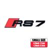 RS3 RS4 RS5 RS6 RS7 RS8 Logo Car ABS Emblem Body Tail Trunk Decoration Sticker Accessories For Audi A1 A2 A3 A4 A5 A6 A7 A8 RS S