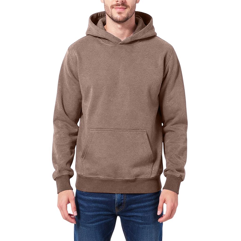 Men's And Women's Trend Loose Retro Wash With Water Aging Big News Hooded HoodHoodie