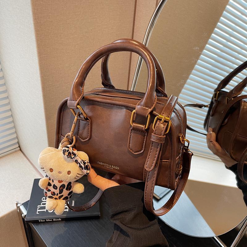 Maillard Fashion Повседневная Одноплечевая Сумка Кроссбоди Портативная Маленькая Сумка Женская Осень и Зима Новая Ретро Сумка-Подушка