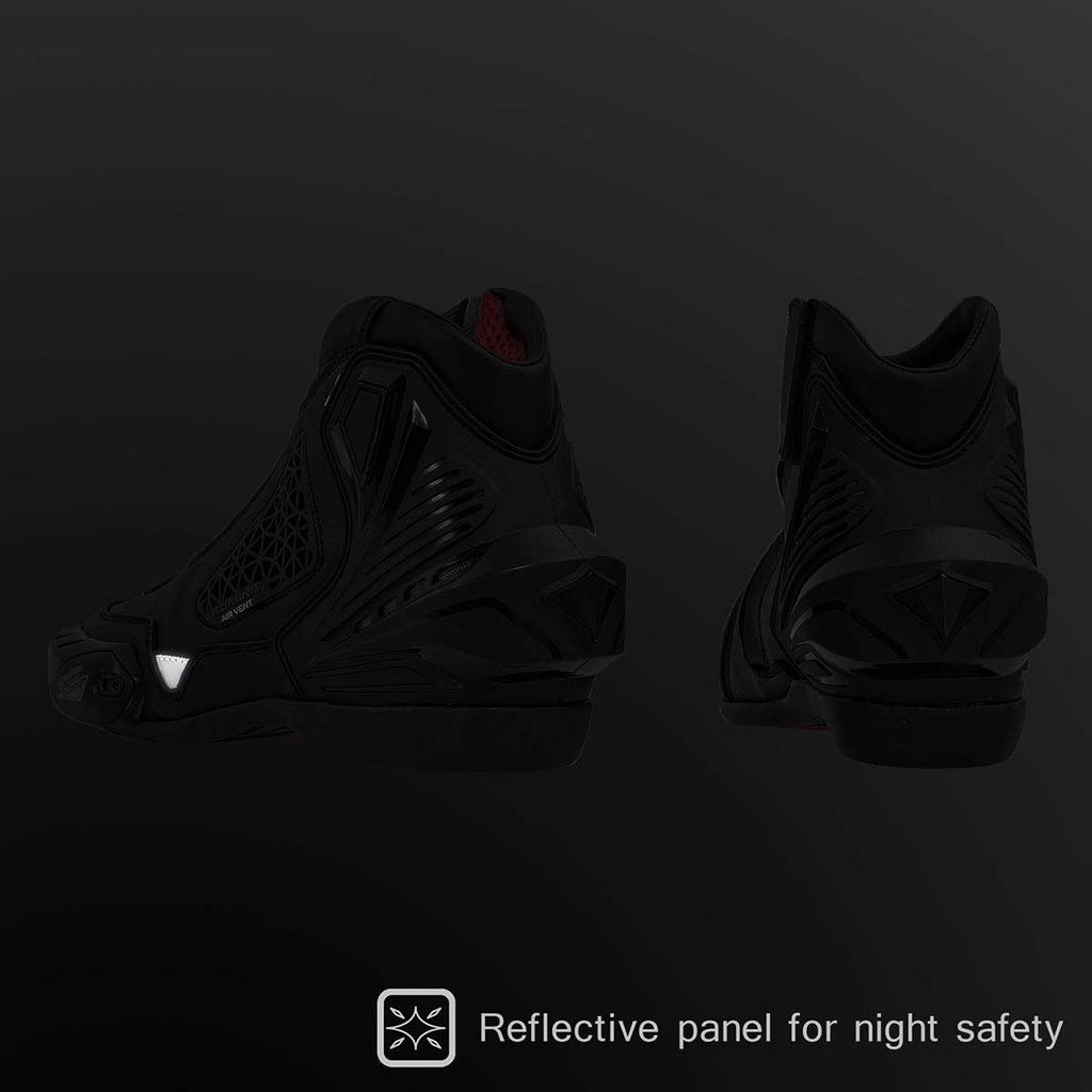 KOMINE Продуваемые мотоботы из сетчатого материала BK-086, Черные,