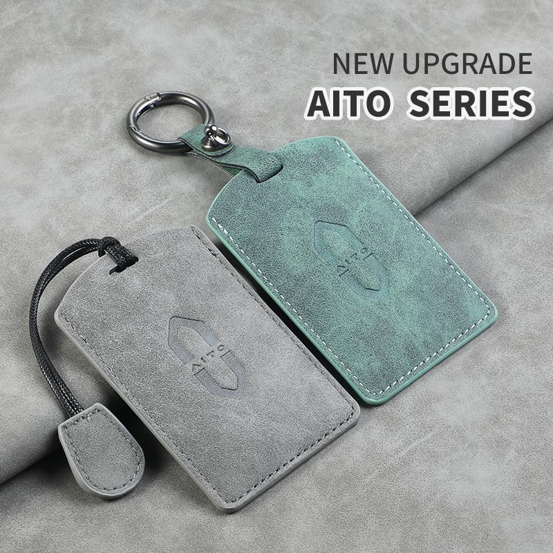 For Huawei Aito Question Card Key Case Car M5ev Full Package High-end M7/nfc Specialized Kangwei Sports Clasp Key Cover