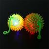 Decoration Glowing Hair Flash Ball Led Light Up Toy Glowing Elastic Ball Toy Elastic Glow Hair Ball