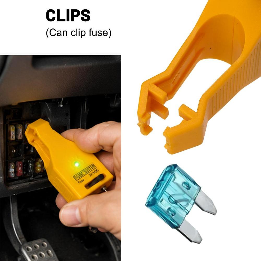 Automotive Fuse Tester Puller Adjustable Probe Tool for Mini Standard Max Blade Fuses LED Indicator Diagnostic Circuit Checker Fuses4