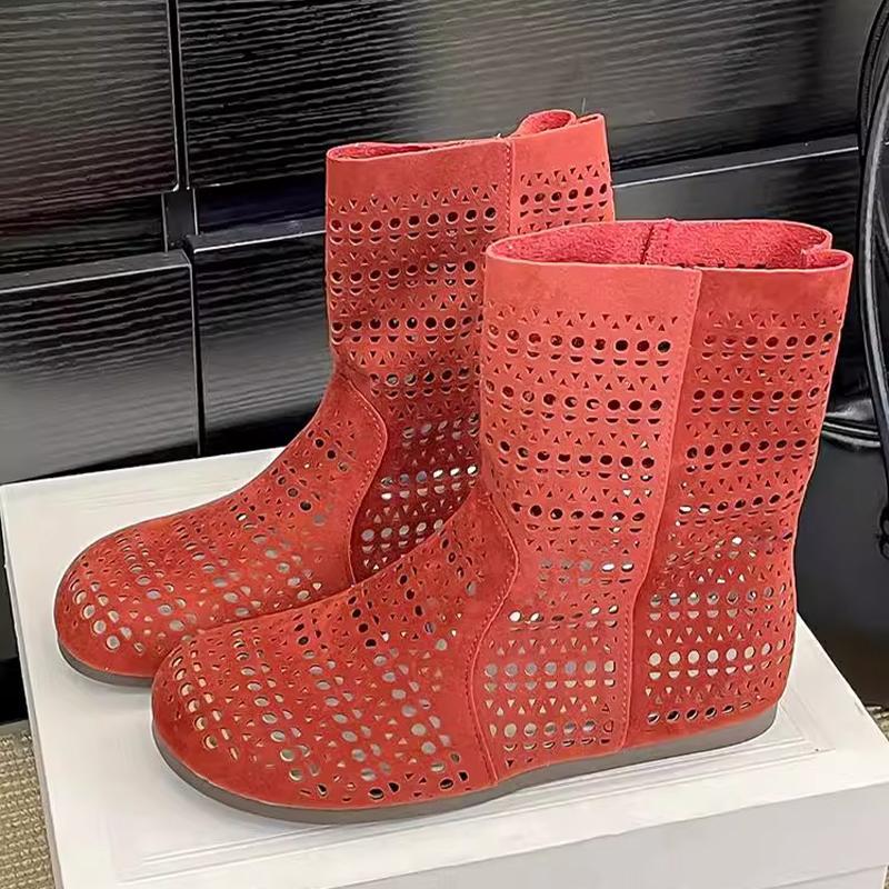 Модная женская обувь на плоской подошве, дизайнерские сандалии на щиколотке, новая летняя женская спортивная обувь 2025, модные крутые ботинки, платье, дышащая