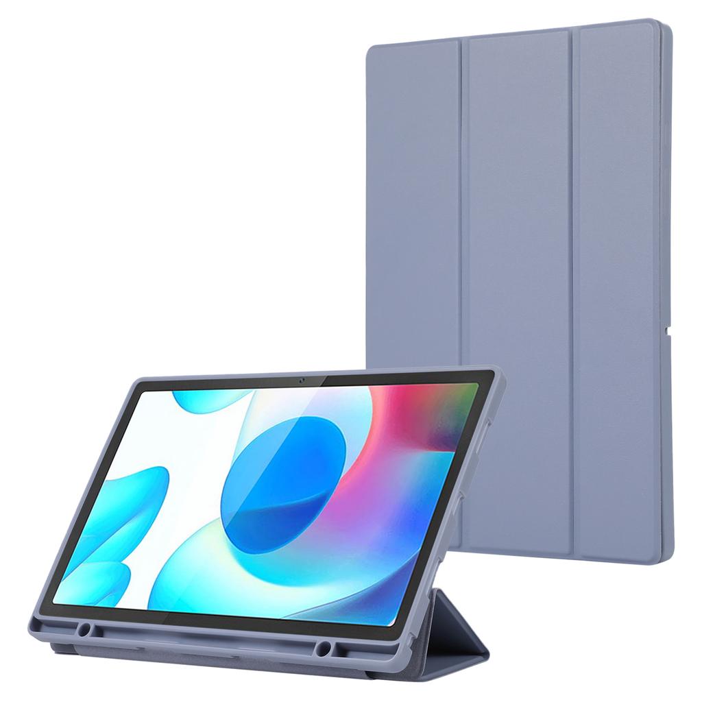 Чехол для Samsung Galaxy Tab A9+ Чехол-подставка трифолд из ПУ кожи для планшета со слотом для стилуса