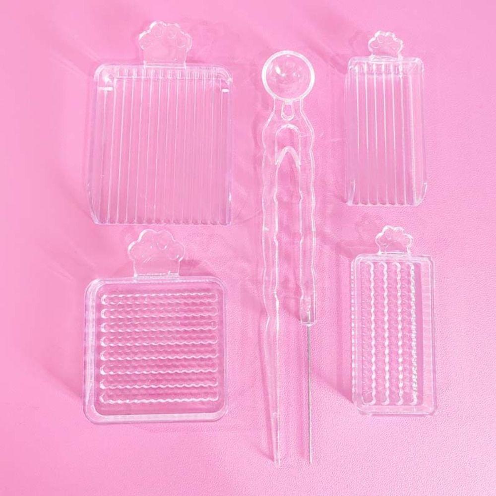 3/5Pcs/Set Efficient Fuse Beads Clips Pen Tray Kits Creative Beads Picking Tray Kit Household