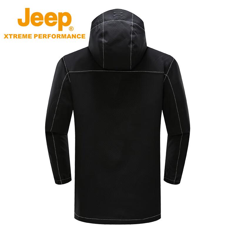 Jeep Мужская ветрозащитная водонепроницаемая куртка 2-в-1 для активного отдыха