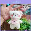 Bear Plush Adorable Keychain Cute Stuffed Animal Pendant For Bags And Gifts