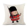 British Style Cushion Cover England London Sofa Car Decorative Pillowcase Cotton And Linen Home Decor Pillow Funda De Almohada