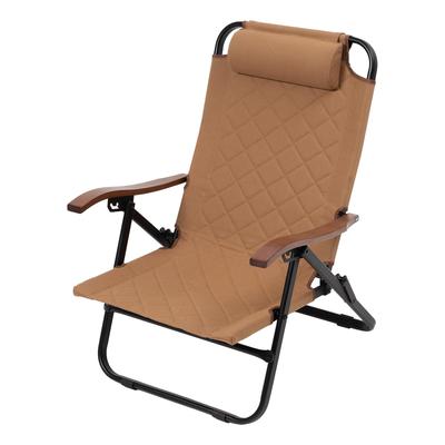 Низкий стул Hilander Climax с сумкой для хранения, уличный стул, откидывающийся, Camel