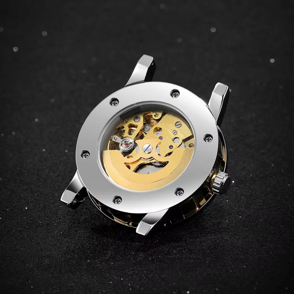 Forsining 614A Бренд Роскошные Бизнес Спортивные Механические Наручные Часы Мужские Часы Автоматические Нержавеющая Сталь Водонепроницаемые Часы Мужские