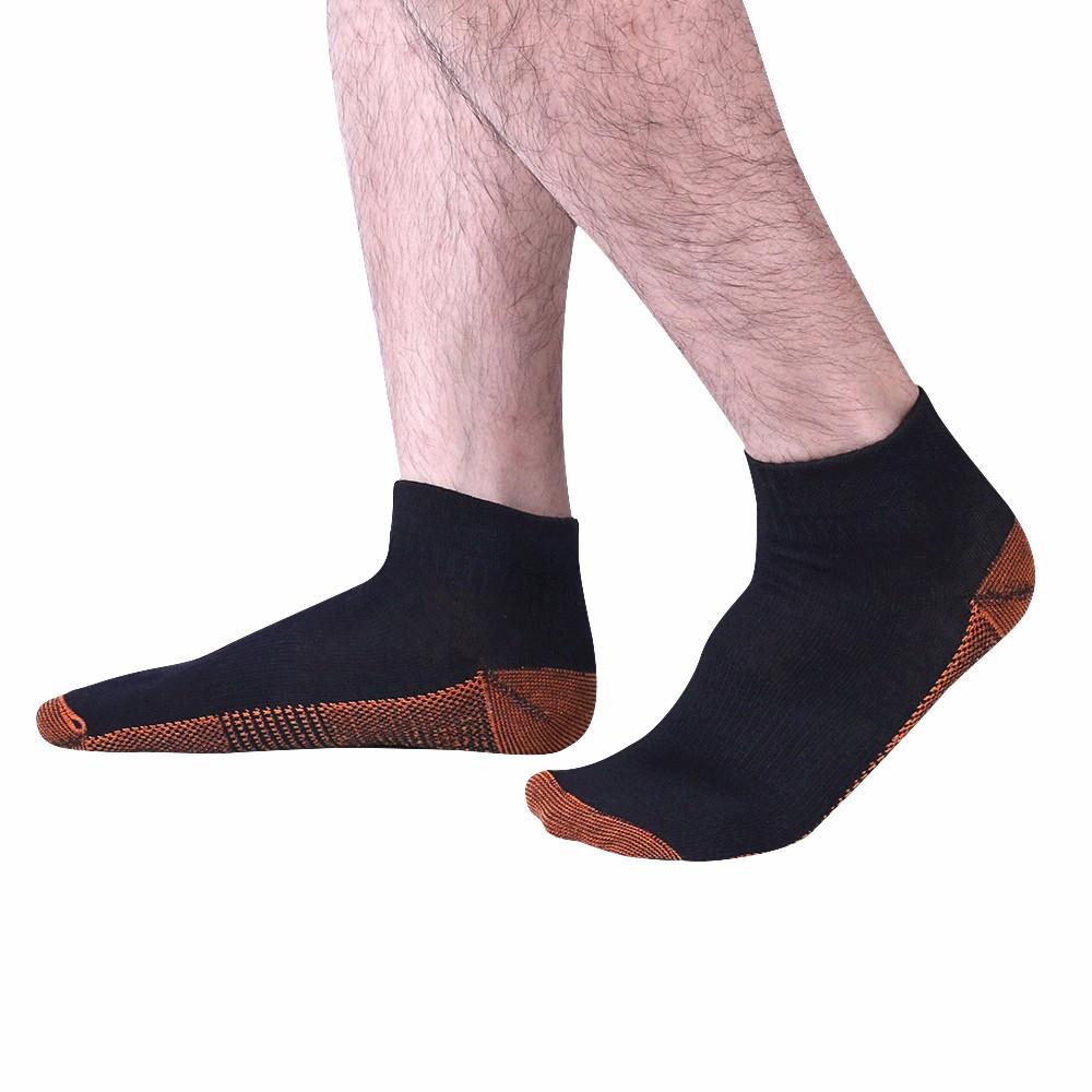 5 Pairs Unisex Miracle Copper Compression Socks Anti Vein Professional Ankle Women Men Socks