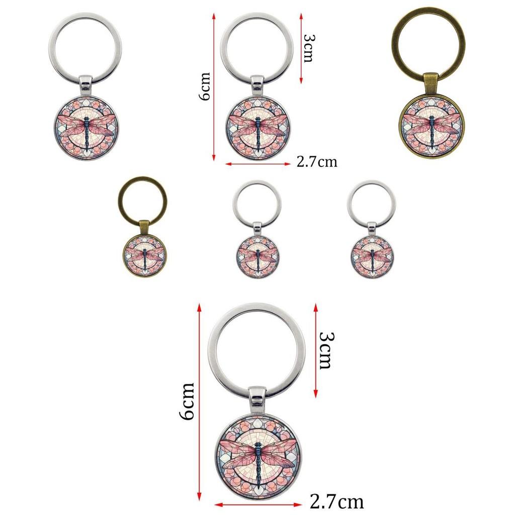 Современный минималистичный брелок с дизайном стрекозы, уникальный подарок для модных мужчин, брелок из цинкового сплава
