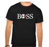 Vespa Scooter BSS Logo Car Black T-SHIRT -992-