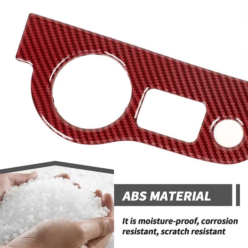 Наклейки-декоративные накладки на панель переключателя фар для Dodge Challenger 2015 и новее, для Charger 2010 и новее, ABS, аксессуары для интерьера