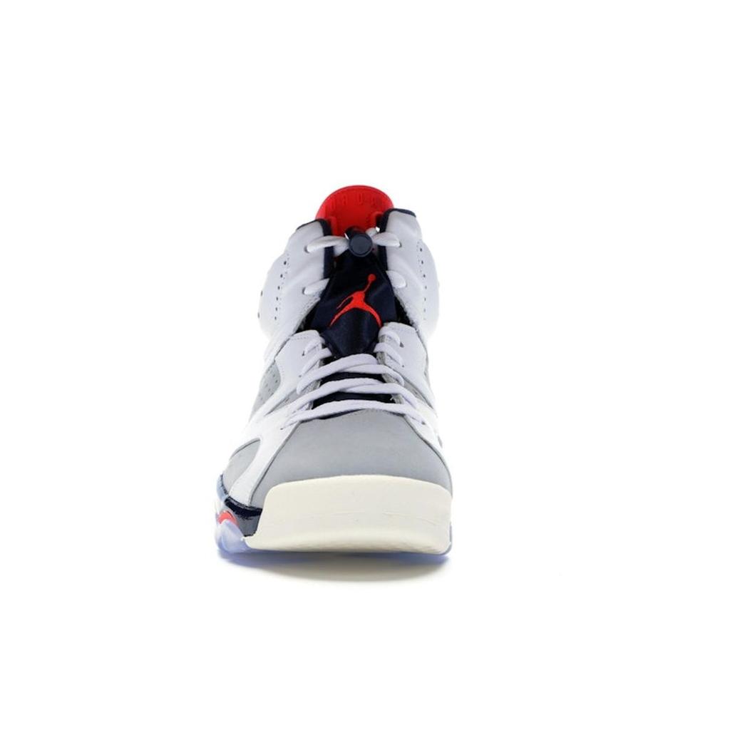 Мужские кроссовки Air Jordan 6 Retro Tinker красный белый инфракрасный-23-нейтральный-серый-белый-парус 384664-104